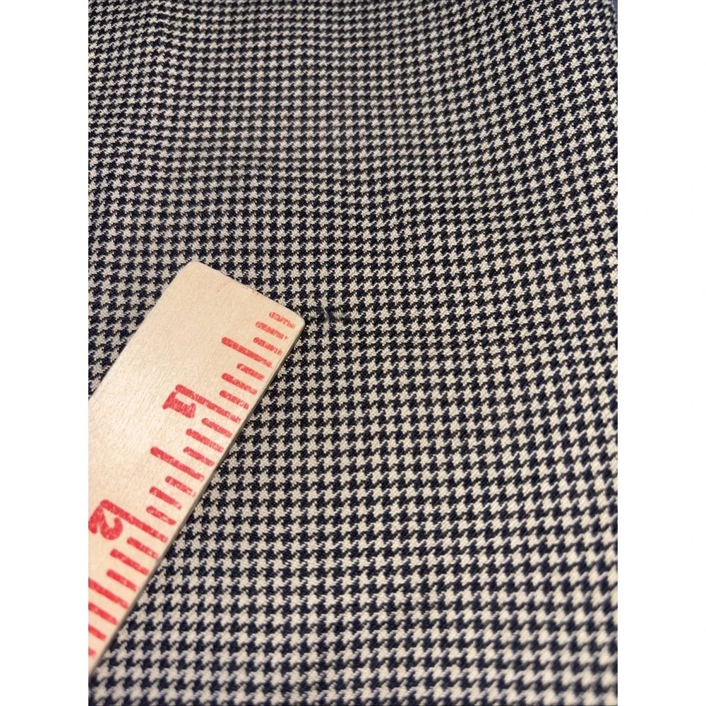 Vtg Polo Ralph Lauren Wool Houndstooth Wool Cuffed Slacks (28x28.5)